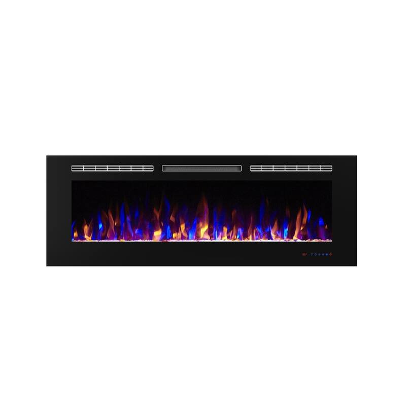 Clihome 72 Inches Wall Electric Fireplaces with Remote Control