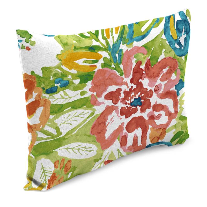 18" x 12" Outdoor Lumbar Throw Pillow - Set of 2 - 12'' L x 18'' W x 4'' H