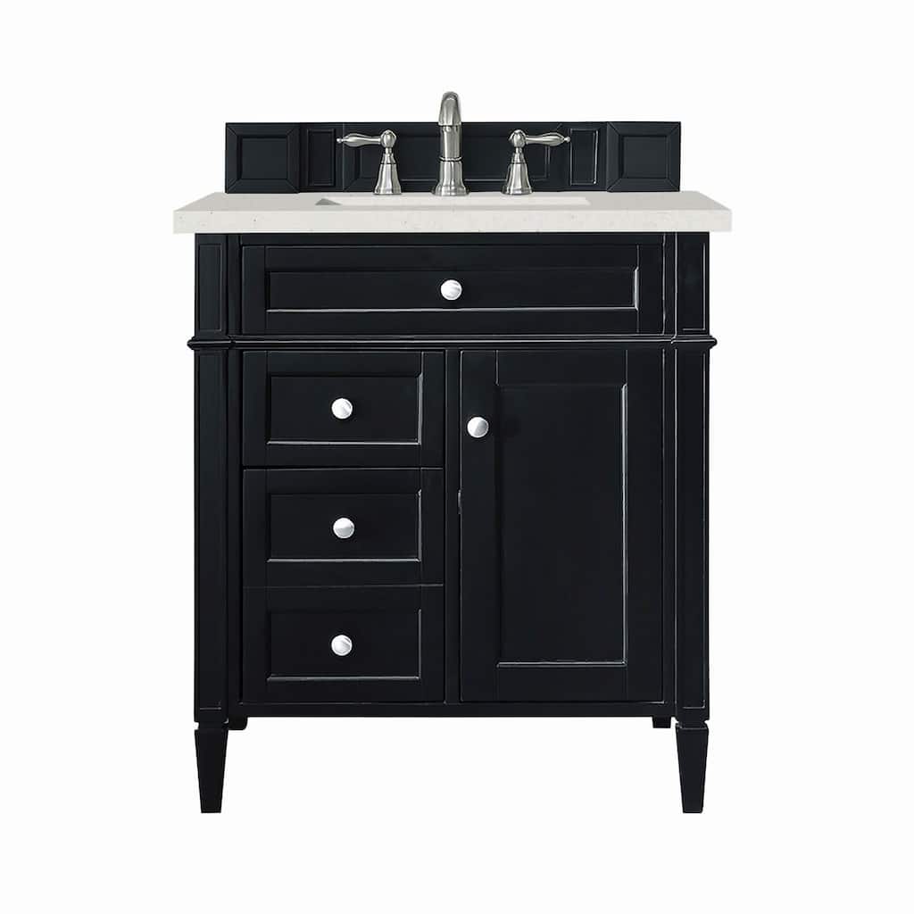 James Martin Vanities 650-V30-3LDL Brittany 30" Single Basin Poplar