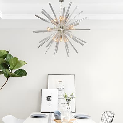 9-Light Scifi Sputnik Chandelier - Dimmable Pendant Light