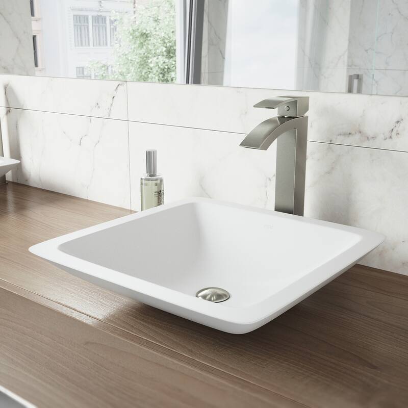 VIGO Duris Single-Handle Single Hole Bathroom Vessel Sink Faucet