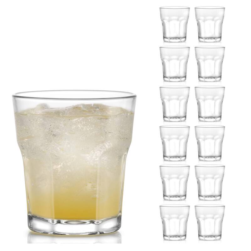 Libbey Gibraltar DuraTuff Rocks Glasses, 10-Ounce, Set of 12 - Set of 12 - Set of 12