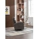 preview thumbnail 7 of 43, Upholstered Swivel Glider Rocking Chair for Nursery, Modern Style One Left Bag
