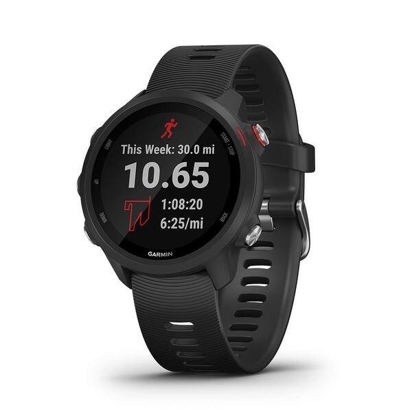 Shop Black Friday Deals On Garmin Forerunner 245 Music Gps Running Smartwatch Black Overstock 28889313