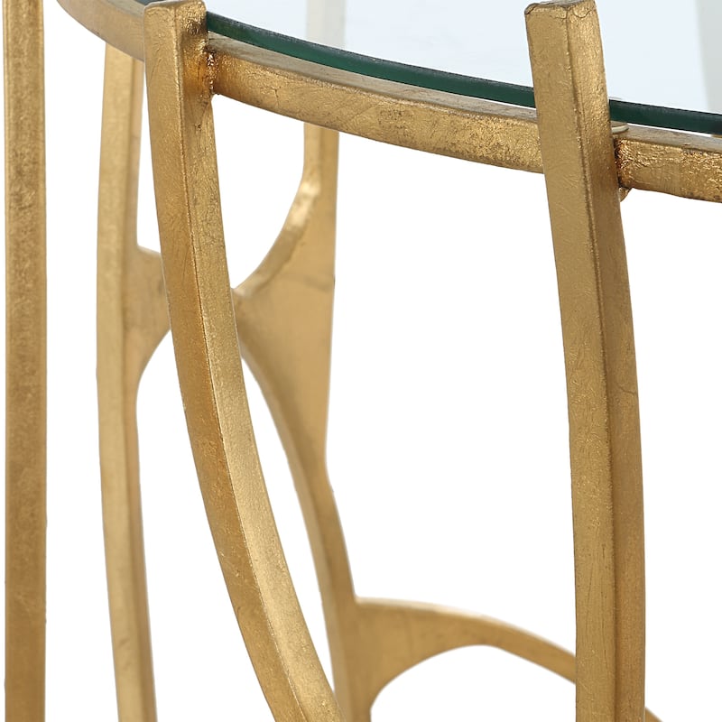 Uttermost Ritual Round Gold Side Table - 22.05 W X 25 H X 22.05 D (in)