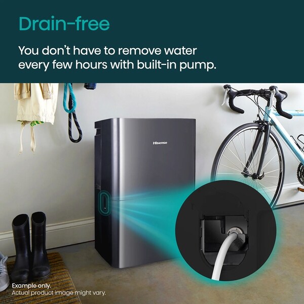 Hisense 50-pint Dehumidifier with Built-in Pump - Bed Bath