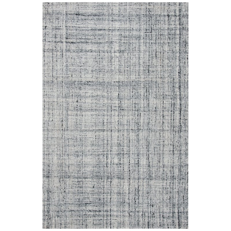 SAFAVIEH Handmade Abstract Nettie Modern Viscose Rug - 5' x 8' - Grey/Black