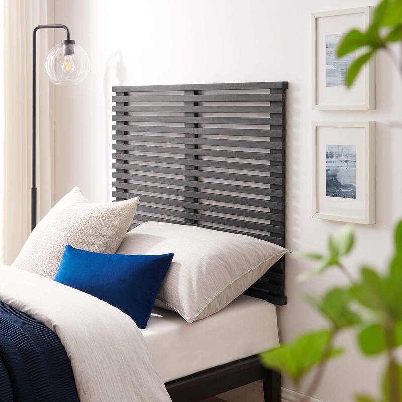 Render Wall Mount Twin Headboard - Charcoal