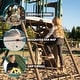 preview thumbnail 6 of 8, Lifetime Big Stuff Swing Set (Earthtone)