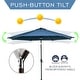 preview thumbnail 6 of 8, Ainfox 10ft Patio Umbrella with Lights Outdoor Solar Umbrella without Base