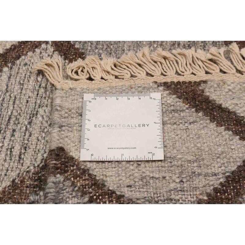 Ankara FW Grey Kilim 5'1" x 8'0" - 5'1 x 8'0