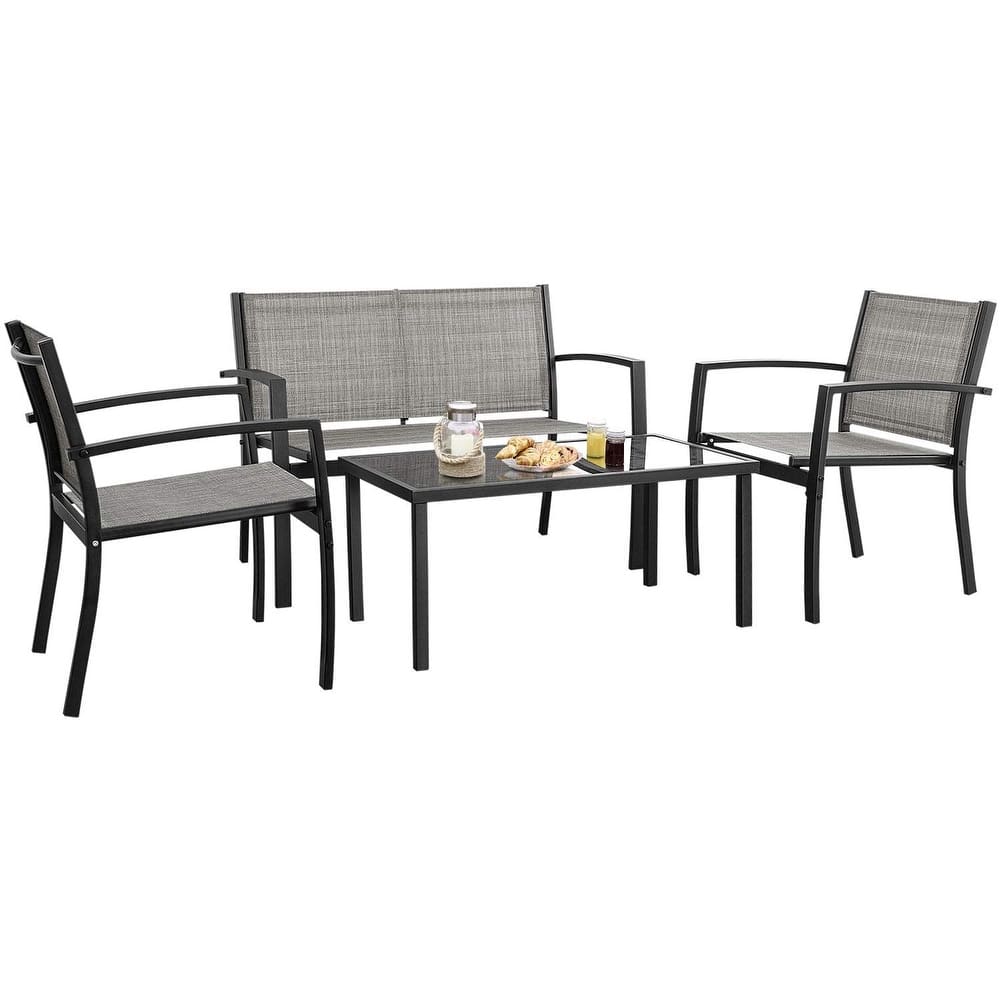 Homall 4-piece Outdoor Patio Furniture Set