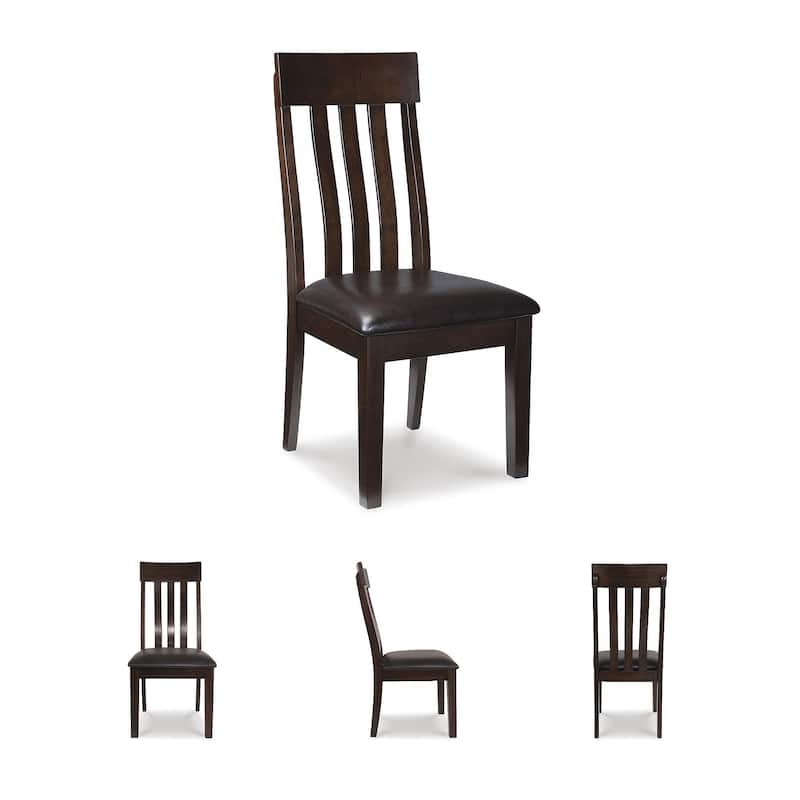 Haddigan Dining Room Chair - Set of 2 - Dark Brown