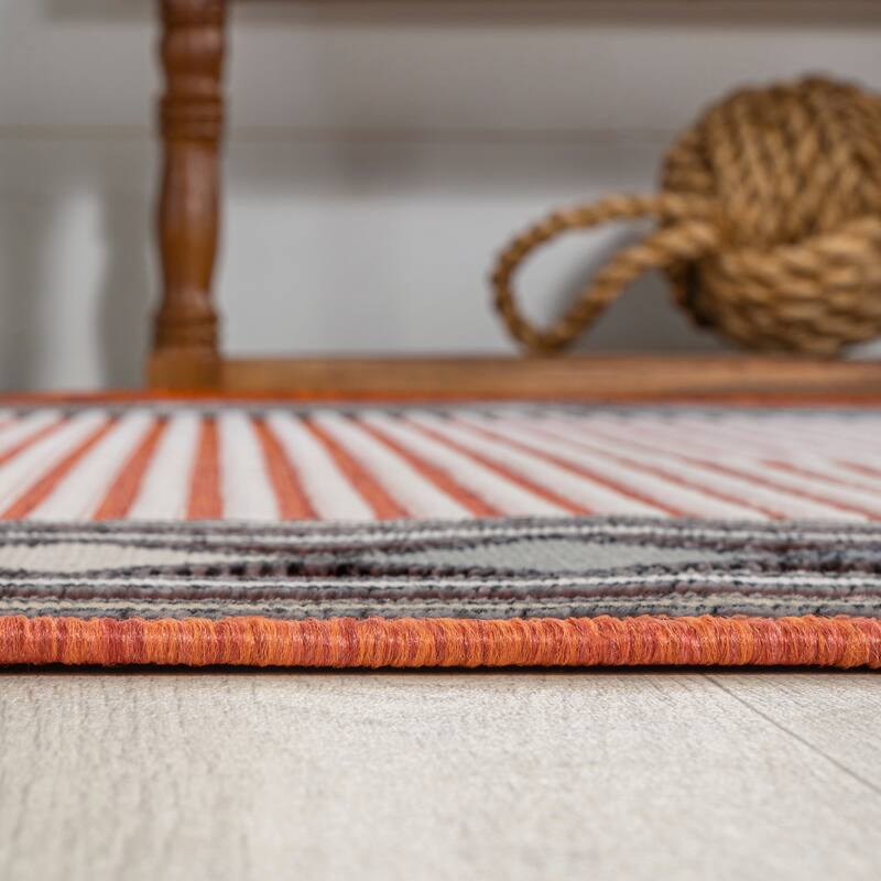 JONATHAN Y Star Abstract Swirl Area Rug
