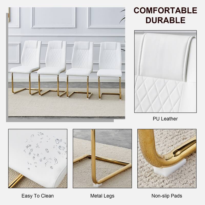 Faux Leather Dining Chairs
