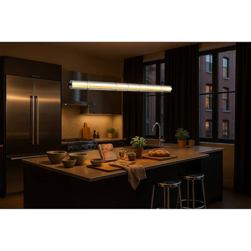 Nuvo Lighting 62/2452 Evander 50" Wide Linear LED Pendant