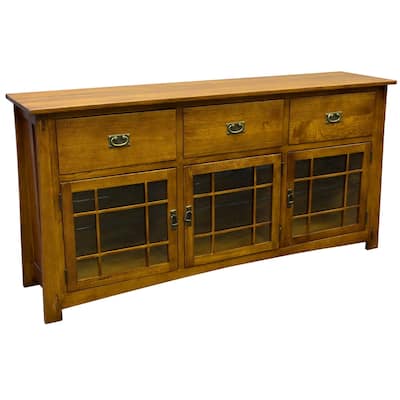 Craftsman Style Quarter Sawn Oak Sideboard - 72"