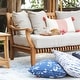 preview thumbnail 4 of 10, Cambridge Casual Chara 4-piece Teak Patio Conversation Set