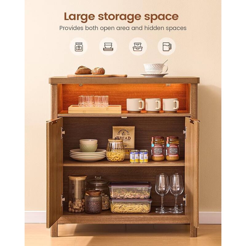 Sideboard Buffet Storage Cabinet,Buffet Table Storage Doors and Drawer