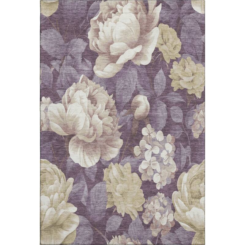 Premium Washable Super Soft Floral Mayfield Rug