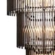preview thumbnail 4 of 11, Varaluz Park Row 18-Light 3-Tier Chandelier - Matte Black/French Gold