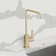 preview thumbnail 24 of 32, STYLISH Kitchen Sink Drinking Water Tap Faucet in Stainless Steel - Faucet Height: 10 1/2" | Spout Height: 9" Brushed Gold
