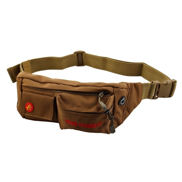 FreeKnight Authorized Running Jogging Phone Holder Sports Pouch Waist Bag Brown