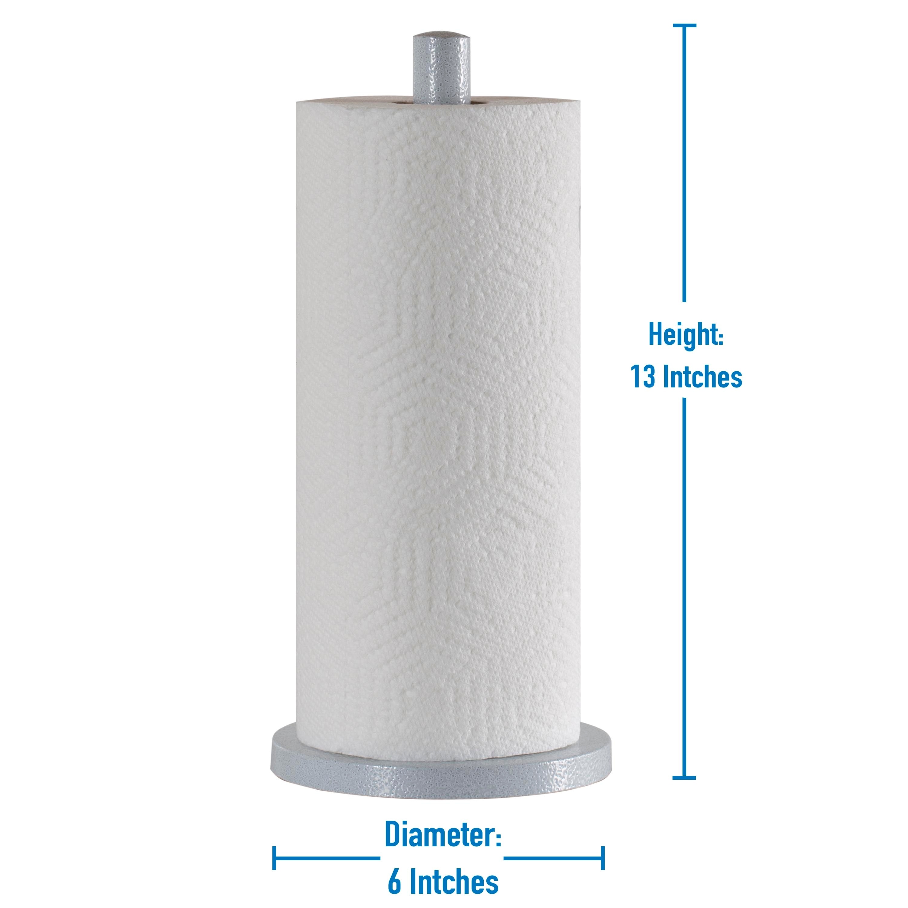 Laura Ashley Speckled Paper Towel Holder in Grey