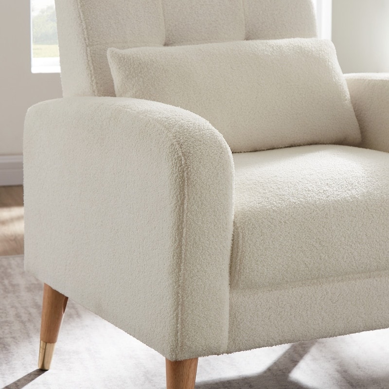 Mid Century Style Accent Chair Fabric Modern Accent Chair Armchair