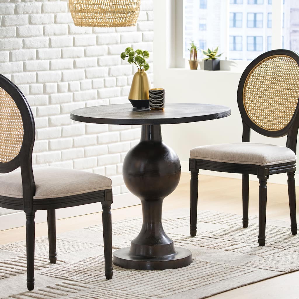 Devries Aluminum Handcrafted Round Dining Table by Christopher Knight Home
