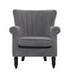 preview thumbnail 15 of 15, Modern Living Room Accent Chair Upholstered Club Chair With Wood Legs