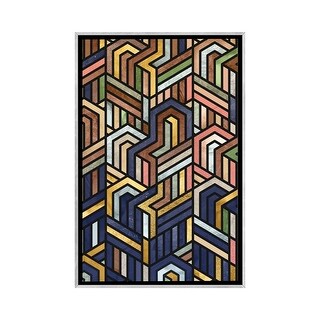 iCanvas "Abstract Pattern I" by Helo Moraes Framed
