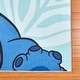 preview thumbnail 9 of 10, Licensed Disney Stitch Modern Hawaiian Character Printed Flannel Non-Slip Washable Indoor Kids Area Rug, 54"x78" - 4'6"x6'6"