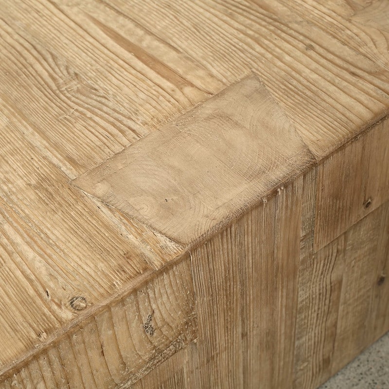 Seaside Slab Coffee Table 60x30 Weathered Natural