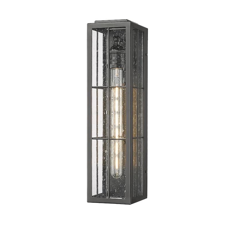 Millennium Lighting Jaxson 1 Light Outdoor Wall Sconce in Powder Coat Black