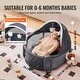 preview thumbnail 3 of 6, Portable Baby Bassinet On-The-Go Folding Baby Dome with Canopy and Toys - 26.2" x 24.6" x 22.4"
