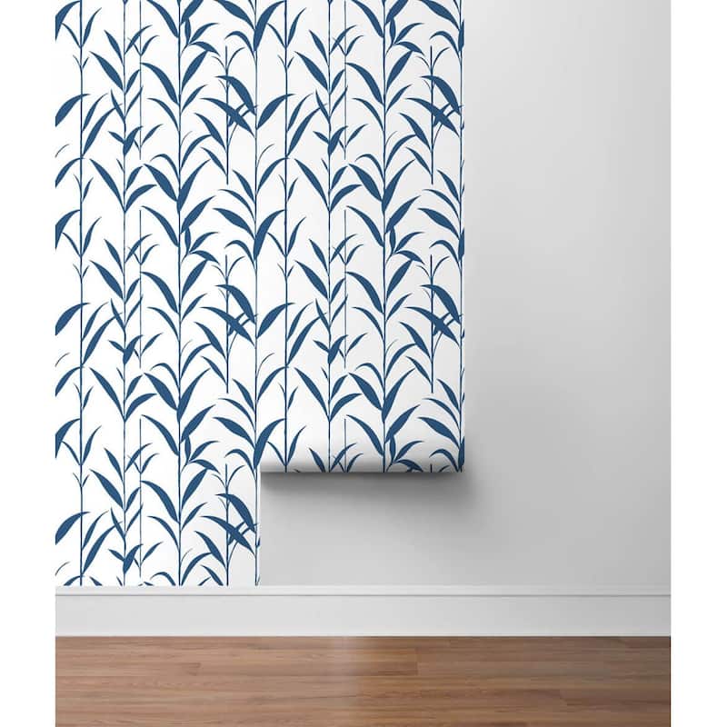 NextWall Bamboo Leaves Peel and Stick Wallpaper