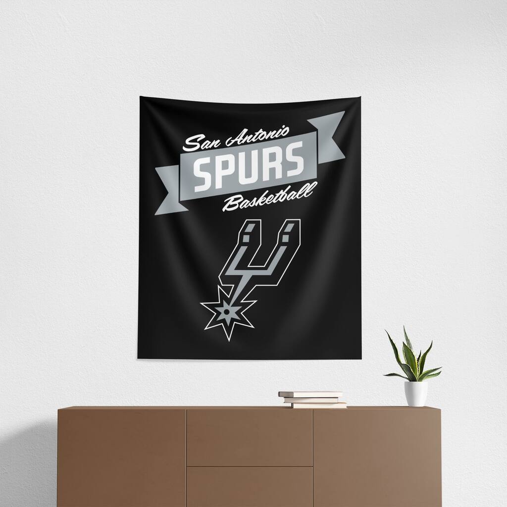 NBA Premium Spurs Printed Wall Hanging - 34"x40"