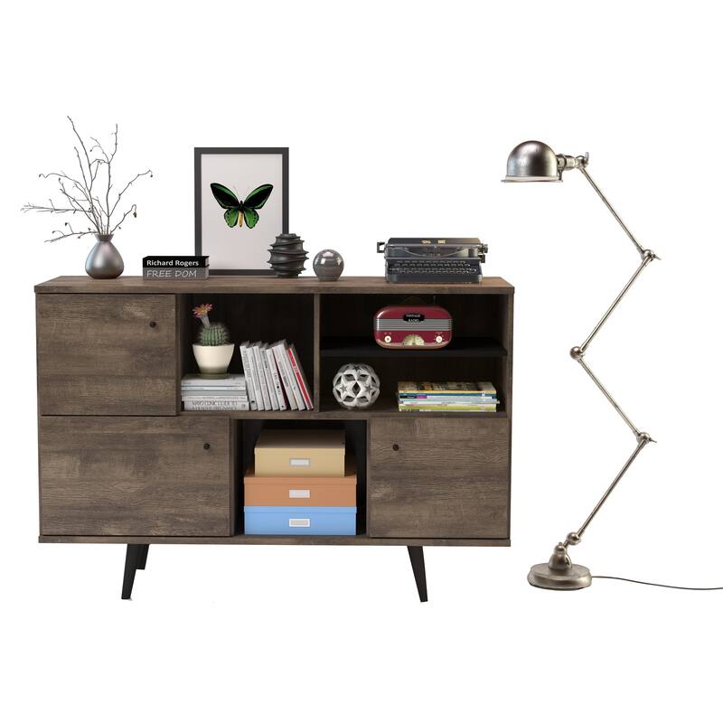 Carson Carrington Hitra Mid-century 3-cabinet Buffet