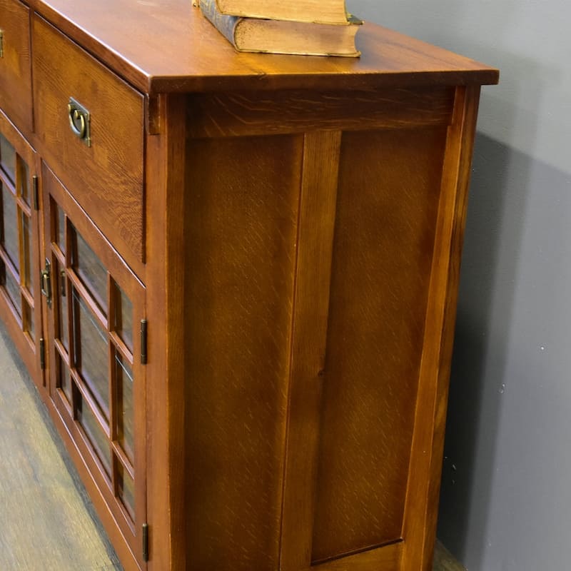 Craftsman Style Quarter Sawn Oak Sideboard - 72"