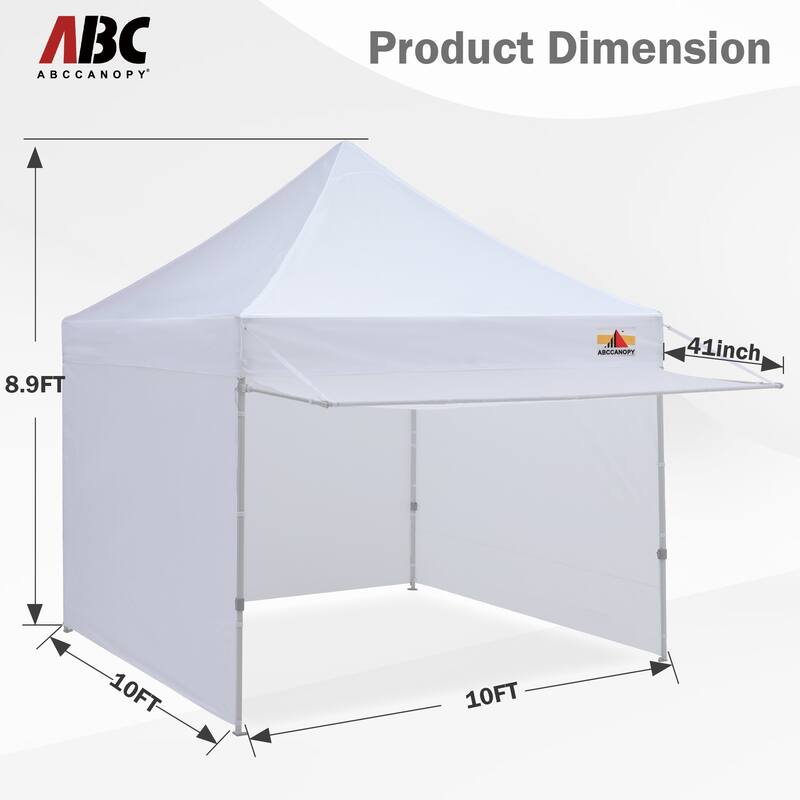 ABCCANOPY Pop up Canopy Tent with Awning and Sidewalls