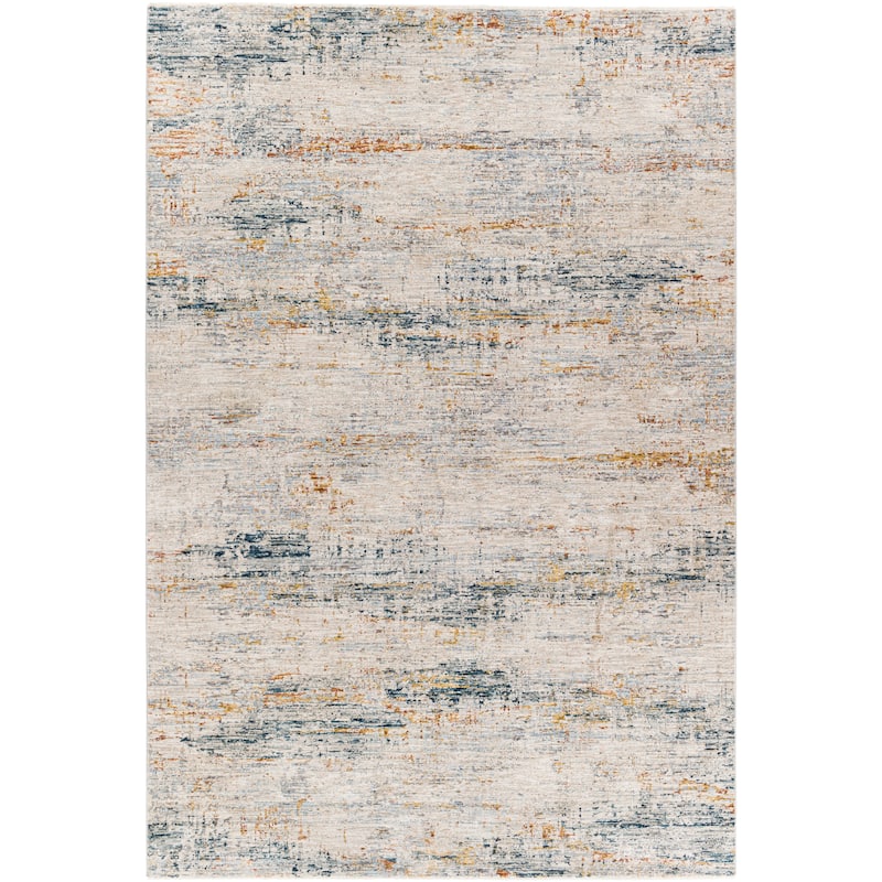 Artistic Weavers Wilhelmina Modern Area Rug - 6'7" x 9'6" - Rust/Teal