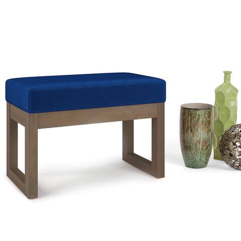 WYNDENHALL Madison 26 inch Wide Contemporary Rectangle Ottoman Bench