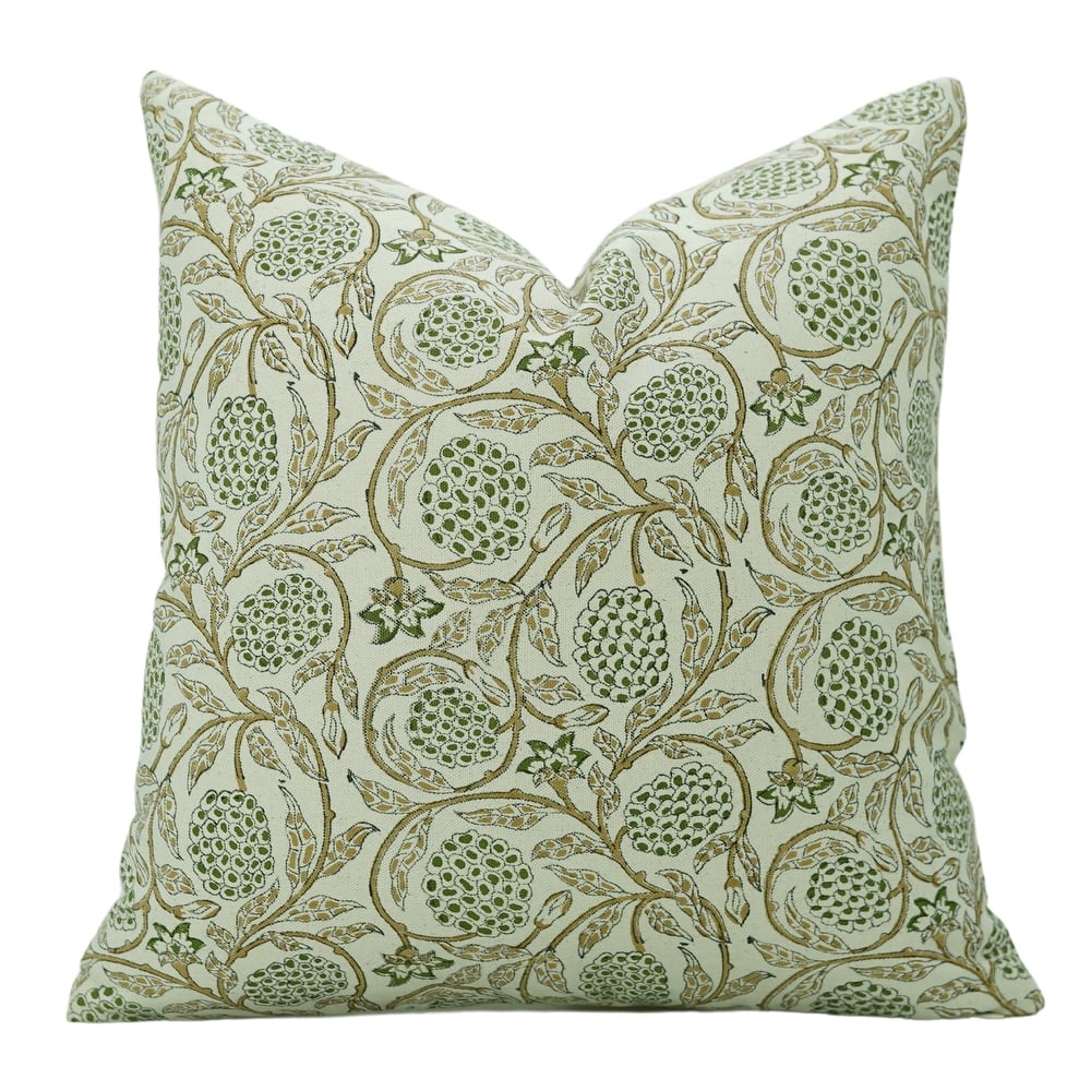 Cotton Bohemian Block print pillow Cover Merakhi
