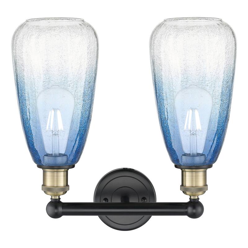 Innovations Lighting Endless Possibilities Edison - Brookhaven Almond - 2 Light 15" Bath Vanity Light