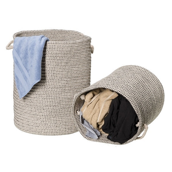 Sunbrella Sandstorm Woven Hampers. Opens flyout.