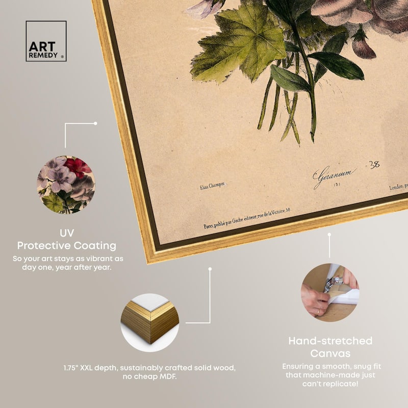 Elisa's Blooms Canvas by Art Remedy