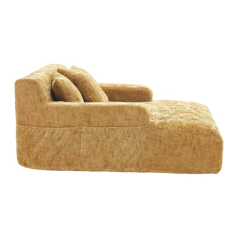 Futon Sofa Bed,3-in-1 Multi-Functional Corduroy Sleeper Couch Pull-Out Bed,Adjustable Backrest and Pillows,Convertible Sofa Bed