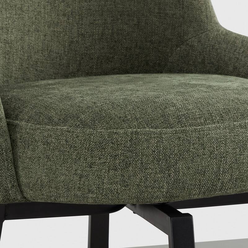 Spruce & Spring Amari Swivel Upholstered Counter Bar Stool with Thickened Cushion