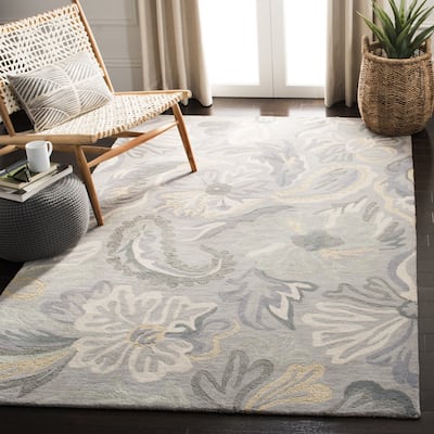 SAFAVIEH Handmade Jardin Sieglinde Country Paisley Wool Rug